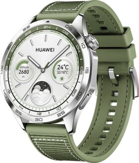 Huawei GT 4 Smart watch 4 GPS (satellite) 46 mm AMOLED 46mm Waterproof Green Woven one size