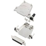 TRU COMPONENTS TCDTZF25DBSK 7708424 sada D-SUB zásuvková lišta 180 ° Pólov: 25 spájkovaný 1 ks; 7708424