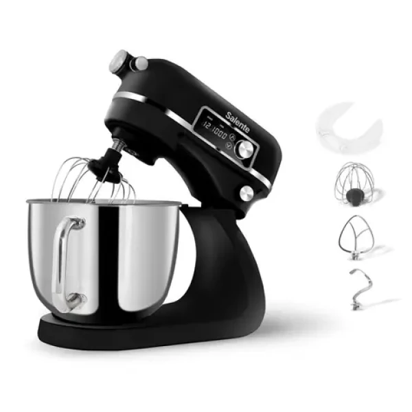 Salente DigiChef2 čierna / kuchynský robot / 6 l / 1200W / celokovový / digitálny displej (DIGICHEF2)