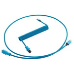 CableMod PRO Coiled Keyboard Cable Micro-USB - USB-A 1.5m Spectrum Blue / Kábel pre klávesnicu (CM-PKCA-MLBALB-KLB150KLB-R)