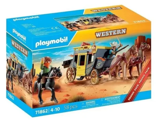 Playmobil® Western 71862 Prepadnutie dostavníka na Divokom západe