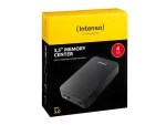INTENSO Memory Center 4TB čierna / Externý disk / 3.5" / USB 3.0 / R:85MBs / W:75MBs (6031512)