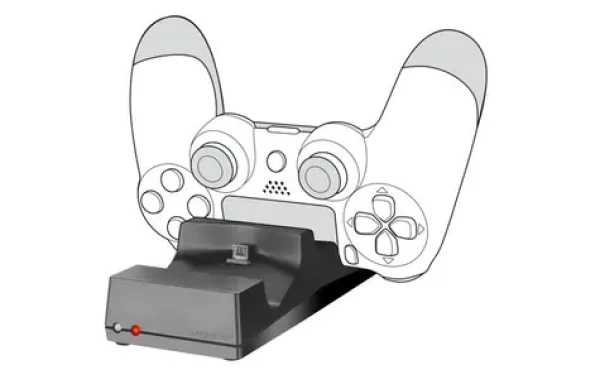 Speed Link JAZZ čierna / Nabíjačka / USB / pre PS4 / 2x DUALSHOCK (SL-450000-BK)