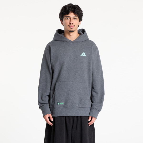 Mikina adidas Mercedes - AMG Petronas Formula One Team Premium Sweat Hood Dark Grey Heather L