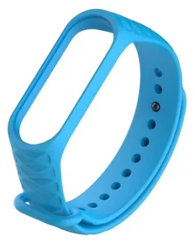 Beline Opasok XIAOMI Mi Band 3/4 modrá / Opasok pre fitness náramok / silikónový