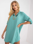 Dámske šaty voľného strihu DHJ SK V2209 Mint - FPrice one size mintová-zelená