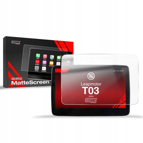 GrizzGlass Folia matná GrizzGlass CarDisplay Protection do Leapmotor T03 10,1" (2025)