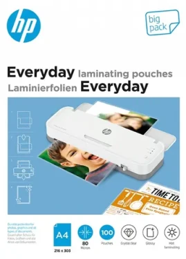 HP Everyday laminovacia fólia A4 / Laminovacia fólia / 80 µm / 100 ks (HPF9154A4080100)