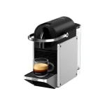 DeLonghi Pixie EN127.S strieborná/čierna / Kávovar na kapsule / Nespresso / 1260 W / 19 bar (0132193843)