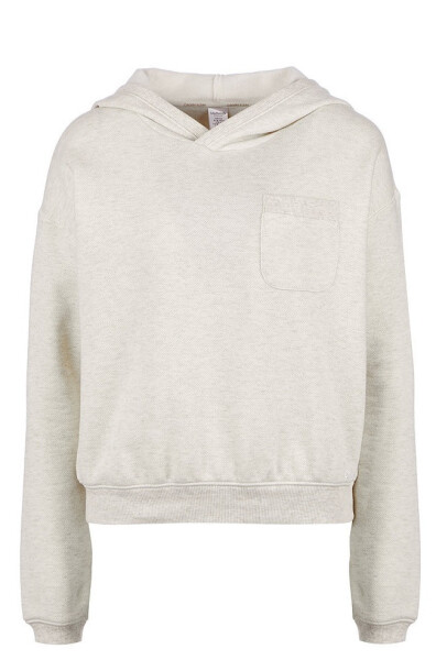 Dámska mikina s kapucňou QS5612E-SZH béžová - Calvin Klein XS tělová