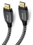 HImage DisplayPort 2.0 kábel sivá / Kábel / 1,8 m / pozlátený / Ethernet