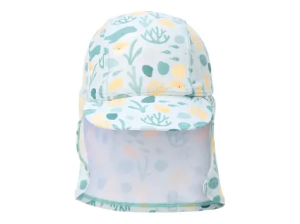 Little Dutch Plážová šiltovka s ochranou krku Seashells veľ. 2 (CL25038855LD)