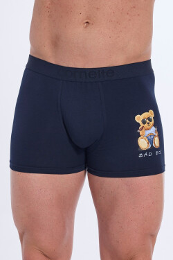 Cornette Tattoo 280/246 Bad Boy Boxerky S-2XL tmavě modrá S