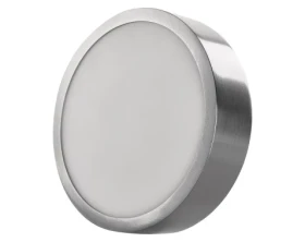 Stropné/nástenné LED osvetlenie Nexxo 17 cm, brúsený nikel, okrúhle%