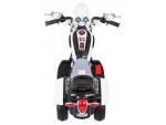 Mamido Detská elektrická motorka Chopper biela
