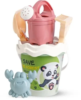 Androni RECYKLÁCIA PASTEL Sada na piesok les s kanvičkou - stredná