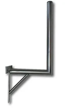 OEM Anténny držiak 35/60 cm T / Držiak antény / od steny 35 cm / výška 60 cm / rúrka 42 mm / galvanický zinok (K3560T42V)