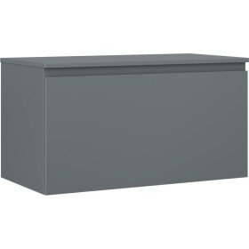 MEXEN/S - Orio kúpeľňová skrinka pod umývadlo 90 cm s doskou, 1 šuplík, grafit mat 91A10-09047-1-BFC66