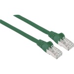 Intellinet 740845 RJ45 sieťové káble, prepojovacie káble CAT 6A S/FTP 2.00 m zelená fóliové tienenie, tienenie pletivom, tienený, bez halogénov 1 ks; 740845