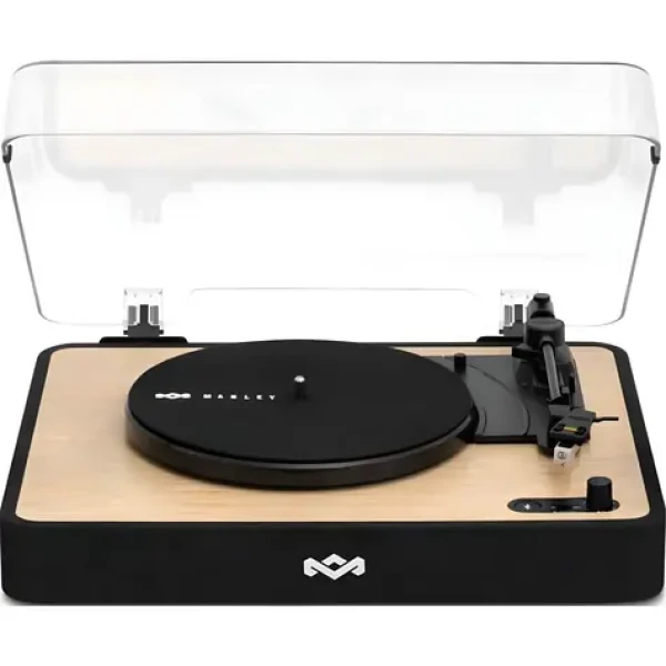 House of Marley Revolution EM-JT304-SB černá / Gramofon / Bluetooth / řemínkový pohon / 33-45-78 ot/min (EM-JT004-SB)