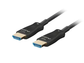 Lanberg HDMI 2.1 AOC 80m / Kábel / 8K 30Hz / čierny (CA-HDMI-30FB-0800-BK)