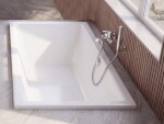 Obdĺžniková vaňa SAT Nora 180x80 cm akrylát ľavá aj pravá SATVNO18080 SATVNO18080