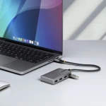 StarTech USB-C Hub 4 porty sivá / USB rozbočovač / 4× USB-A / 1× USB 2.0 / 5 Gbps (5G4AC-USB-C-HUB)