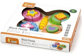 VIGA Drevené puzzle Motýlik