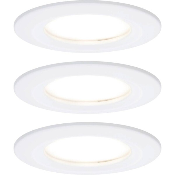 Paulmann Nova vstavané svietidlo do kúpeľne sada 3 ks LED LED 18 W IP44 biela (matná); 93496