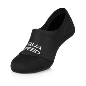 AQUA SPEED Ponožky na plávanie Neo Black Pattern 07