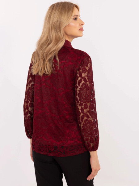 Dámska košeľa MI KS C242.16X Bordeaux - FPrice one size bordó