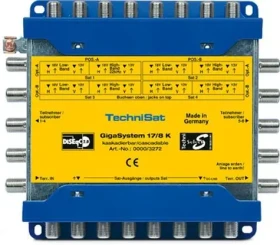 TechniSat GigaSystem 17/8K / Kaskádny multiprepínač / 16 SAT vstupov / 8 výstupov (0000/3272)