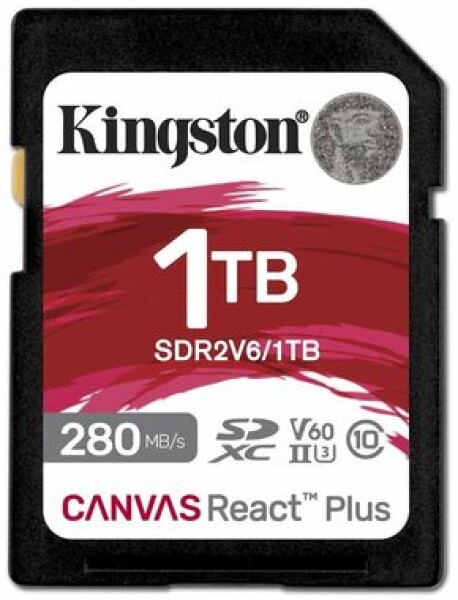 Kingston Canvas React PLUS V60 V60 Class 10 (SDR2V6/1TB)