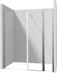 DEANTE/S - Sprchové dvere výklopné 90 pevná stena 40 KTSU041P+KTS_084P+KTS_011X KERRIA/0097