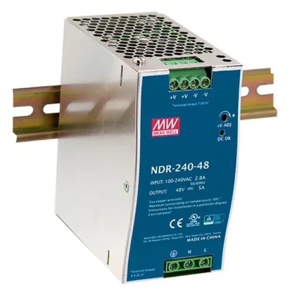 LevelOne POW-4851 / Napájací zdroj / Priemyselný / 48V DC / 240W / DIN lišta (POW-4851)