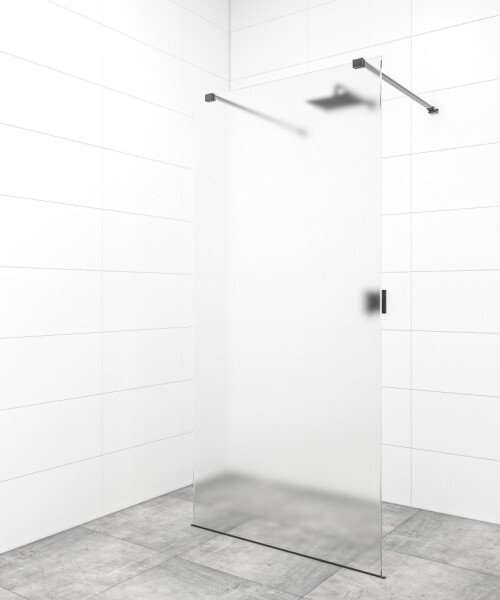 Sprchová zástena Walk-in 110 cm SAT vo farbe profilu čierna SATBWI110MSZAVC SATBWI110MSZAVC