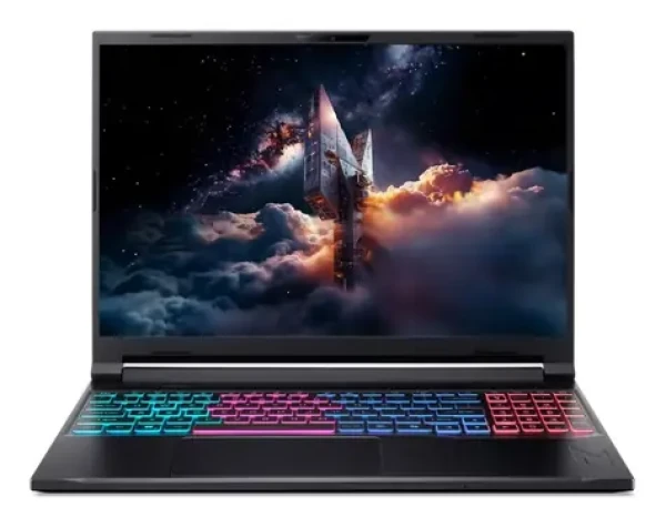 Acer Nitro V 16S čierna / Herný notebook / 16" WQXGA / Intel Core 7 240H / 32GB DDR5 / 1TB SSD / RTX 5060 8GB / W11H (NH.QXCEC.001)