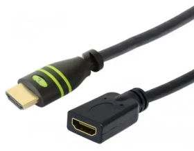 Techly ICOC-HDMI-4-EXT018 čierna / Predlžovací kábel HDMI / s Ethernetom / 4K 30 Hz / 1,8 m (ICOC-HDMI-4-EXT018)