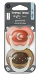 Tommee Tippee Cumlík Night chlapčenský 18-36 m / silikónový / svieti v tme / 2 ks