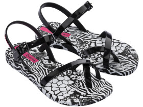 Ipanema Fashion Sandal KIDS 83180-20829 Detské sandále čierno / biele 25-26