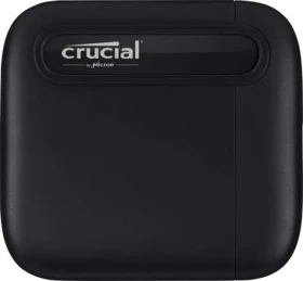 CRUCIAL X6 1TB čierna / Externý SSD / USB 3.2 Gen2 Type-C / R: 540 MBs / 3y / dopredaj (CT1000X6SSD9)
