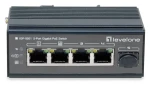 LevelOne IGP-0501 / Priemyselný switch / 4X GbE PoE+ / 1x SFP / 240W / Neriadený / Kov (IGP-0501)