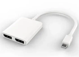 PremiumCord adaptér mini DisplayPort - 2x DisplayPort / rozšírenie + zrkadlenie obrazu / 4K * 2K @ 30Hz (kportadm17)