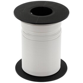 Econ connect KL025WS50 opletenie / lanko, 1 x 0.25 mm², biela, 50 m; KL025WS50