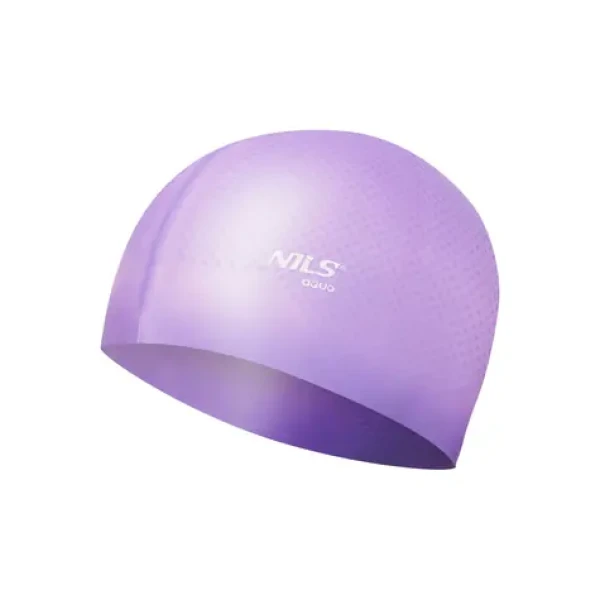 NILS Aqua NQC Dots Silikónová čiapka fialová (5907695531220)