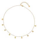 Hot Diamonds Pôvabný pozlátený náhrdelník s diamantom Jac Jossa Soul DN149