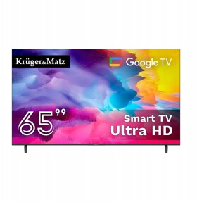 Kruger&Matz televízorKruger&amp;Matz 65&quot; UHD Google TV 5.0 DVB-T2/T/C H.265 HEVC