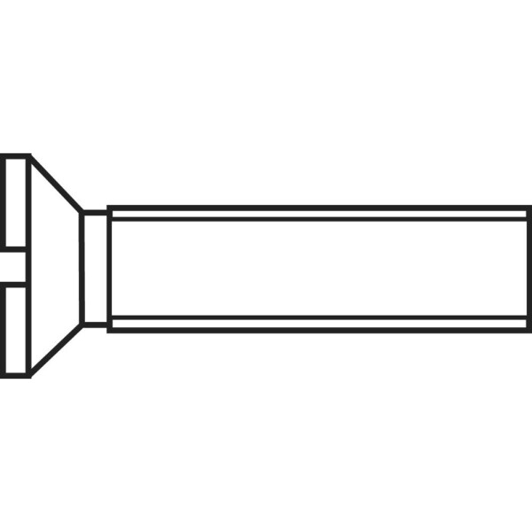 TOOLCRAFT M2,5*8 D963-4.8:A2K 194828 zápustné skrutky M2.5 8 mm drážka DIN 963 ocel pozinkované 100 ks; 194828