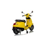 Mamido Detský elektrický skúter Vespa ROMA žltý