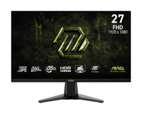 27" MSI MAG 275F E20 čierna / Herný monitor / FHD / Rapid IPS / 200Hz / 0,5ms / HDMI+DP / VESA (MAG 275F E20)